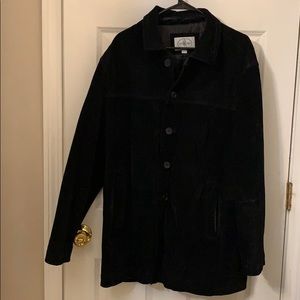 Linea Uomo suede midi jacket